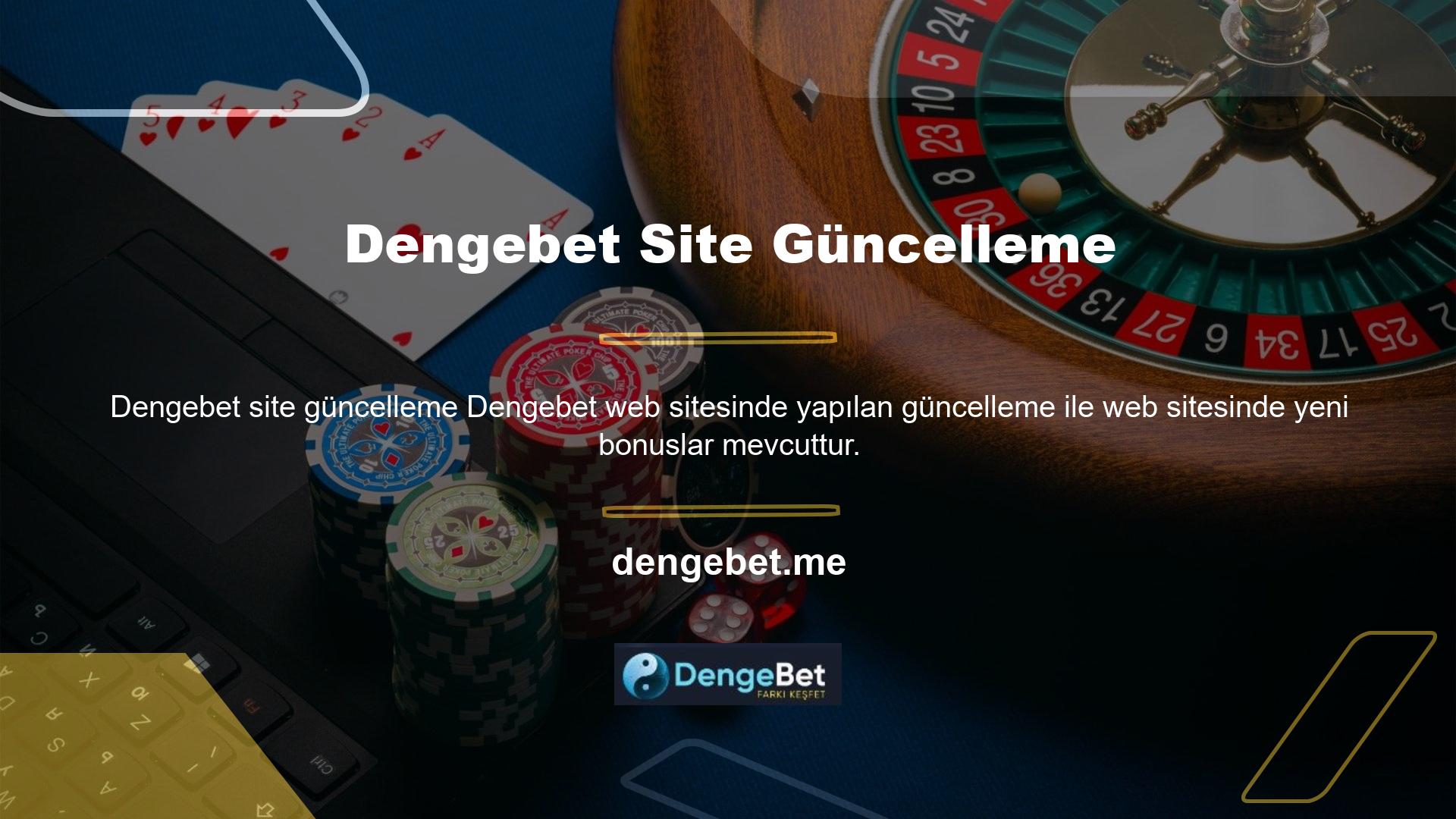 Dengebet bahis sitesinde eşsiz fırsatlar var